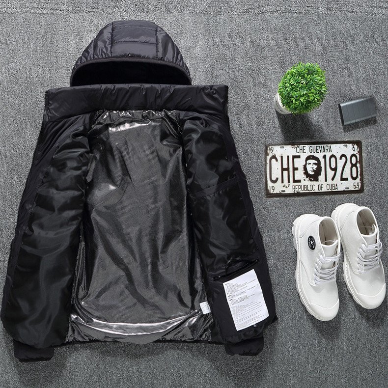 Winter Heated Jacket USB Electric Cotton Coat Zip-up Heater Thermal Clothing Heating Vest For Men – תמונה 8