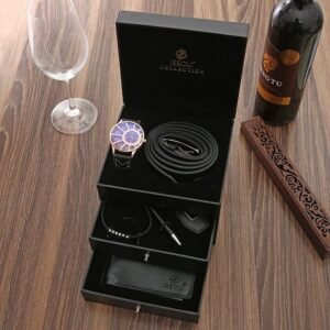 Men's fashion business gift set six-piece suit